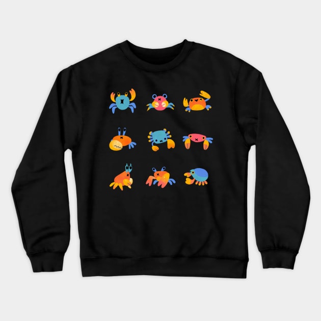 Crab Crewneck Sweatshirt by pikaole